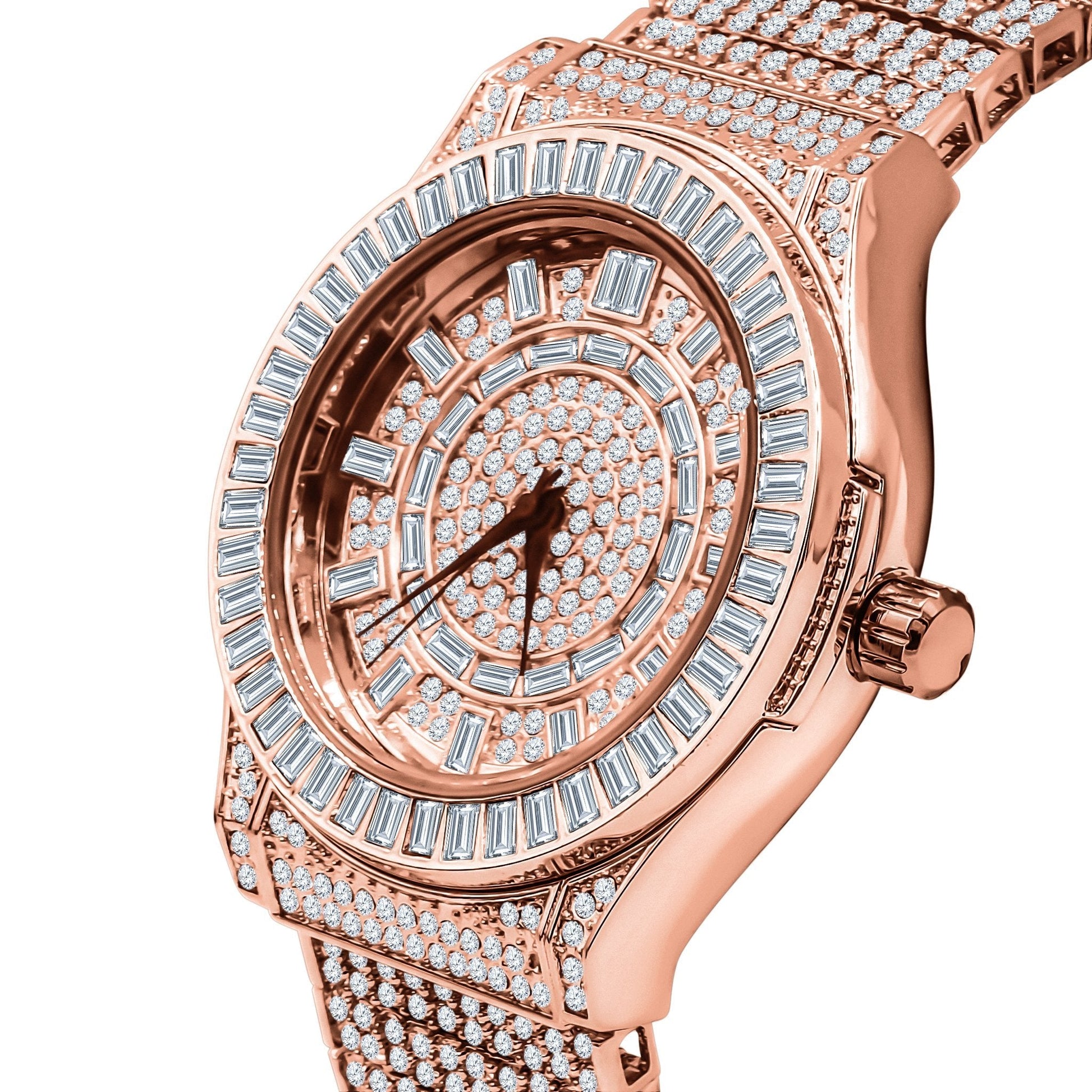 Gallant CZ Watch - Stainless Steel Iced Out Hip Hop Timepiece - Style Queenz