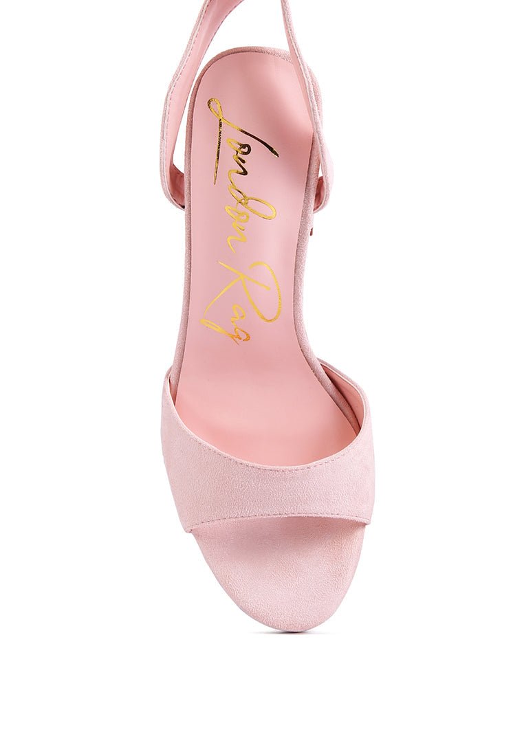 Gone Gurl Chain Lace Up Sandals - Block Heel with Gold Chain Detail - Style Queenz