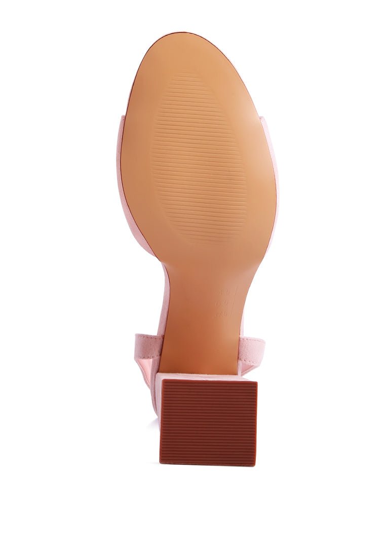 Gone Gurl Chain Lace Up Sandals - Block Heel with Gold Chain Detail - Style Queenz