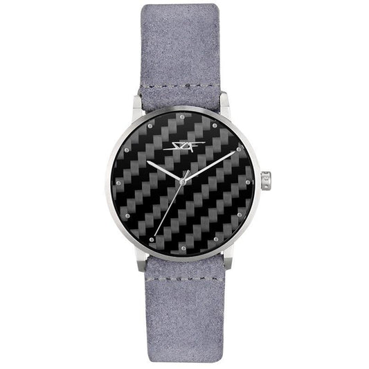 Grigio Alpha Series Carbon Fiber Watch - Premium Lightweight Timepiece - Style Queenz