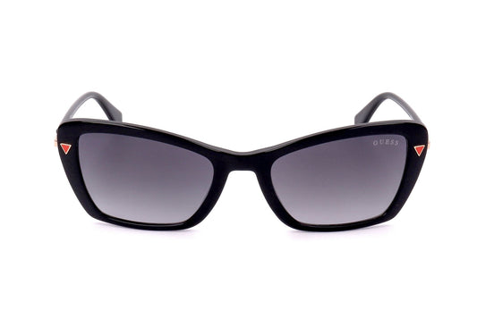 Guess GU7654 Shiny Black Sunglasses - Women's Designer Eyewear with UV Protection - Style Queenz
