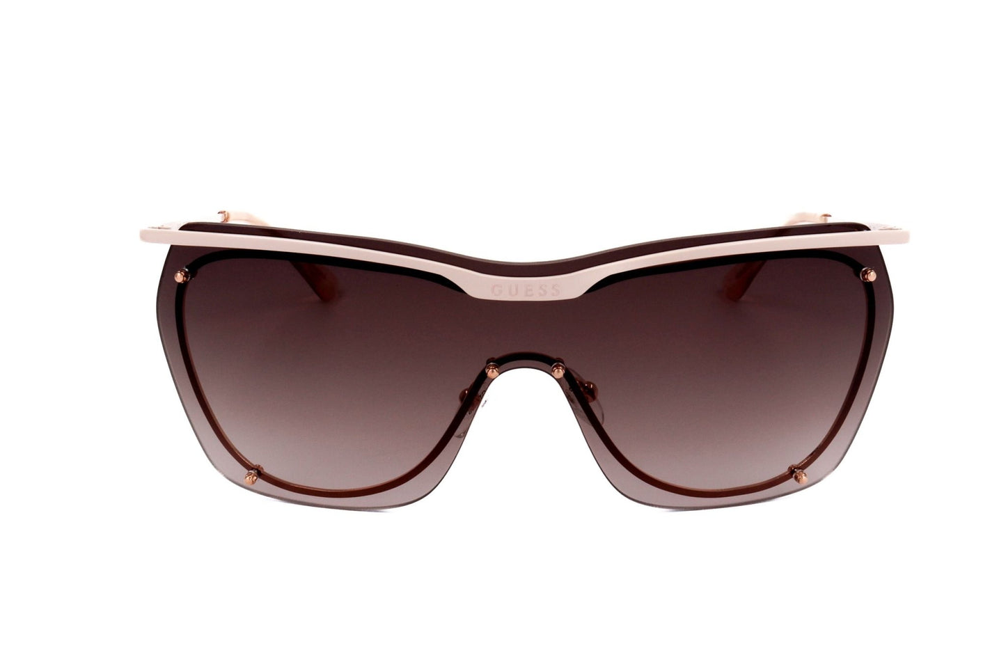 Guess GU7720 Shiny Beige Sunglasses - Women's Designer Eyewear - Style Queenz