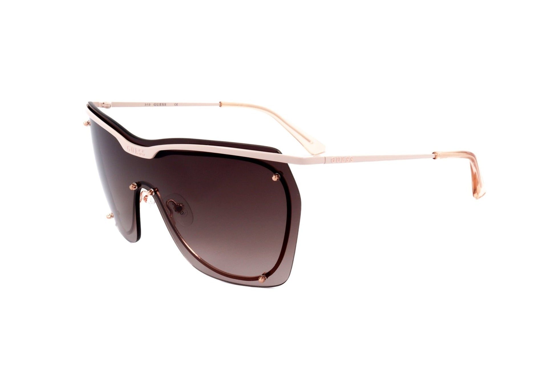 Guess GU7720 Shiny Beige Sunglasses - Women's Designer Eyewear - Style Queenz