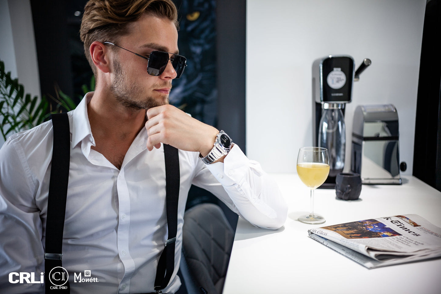 CRLi Brazo Silver Watch - Men's Luxury Timepiece