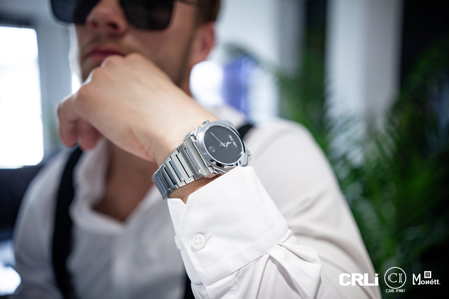 CRLi Brazo Silver Watch - Men's Luxury Timepiece