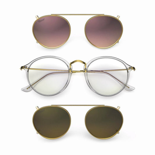 Hemmet Vintage Heritage Sunglasses Bundle - 3 Pack Ultra - Lightweight Designer Eyewear - Style Queenz
