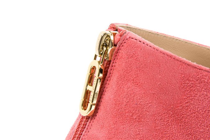 Here Comes Trouble Ankle - Italian Suede Peep Toe Bootie with 10.5cm Stiletto Heel - Style Queenz