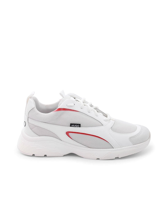 Hugo Boss Women's Sneakers Open White - Designer Athletic Shoes with 4cm Heel - Style Queenz