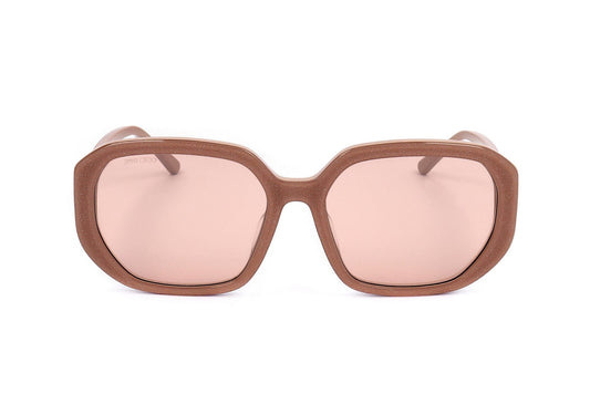 Jimmy Choo KARLY/F/S Nude Designer Sunglasses - Women's Luxury Eyewear - Style Queenz