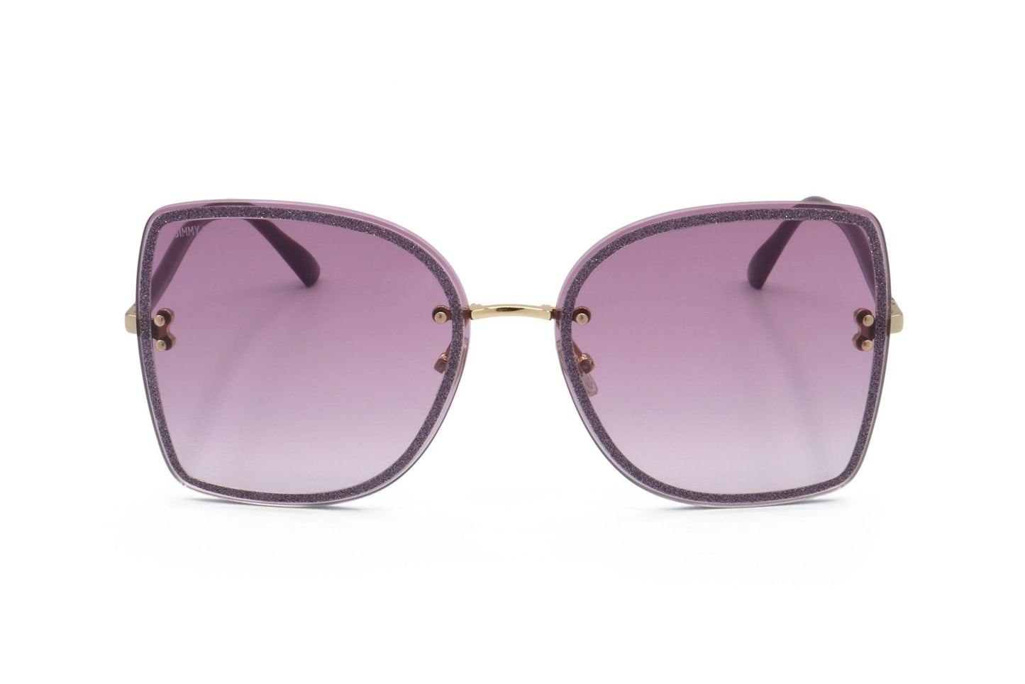 Jimmy Choo LETI/S Gold Plum Designer Sunglasses - Women's Luxury Eyewear - Style Queenz