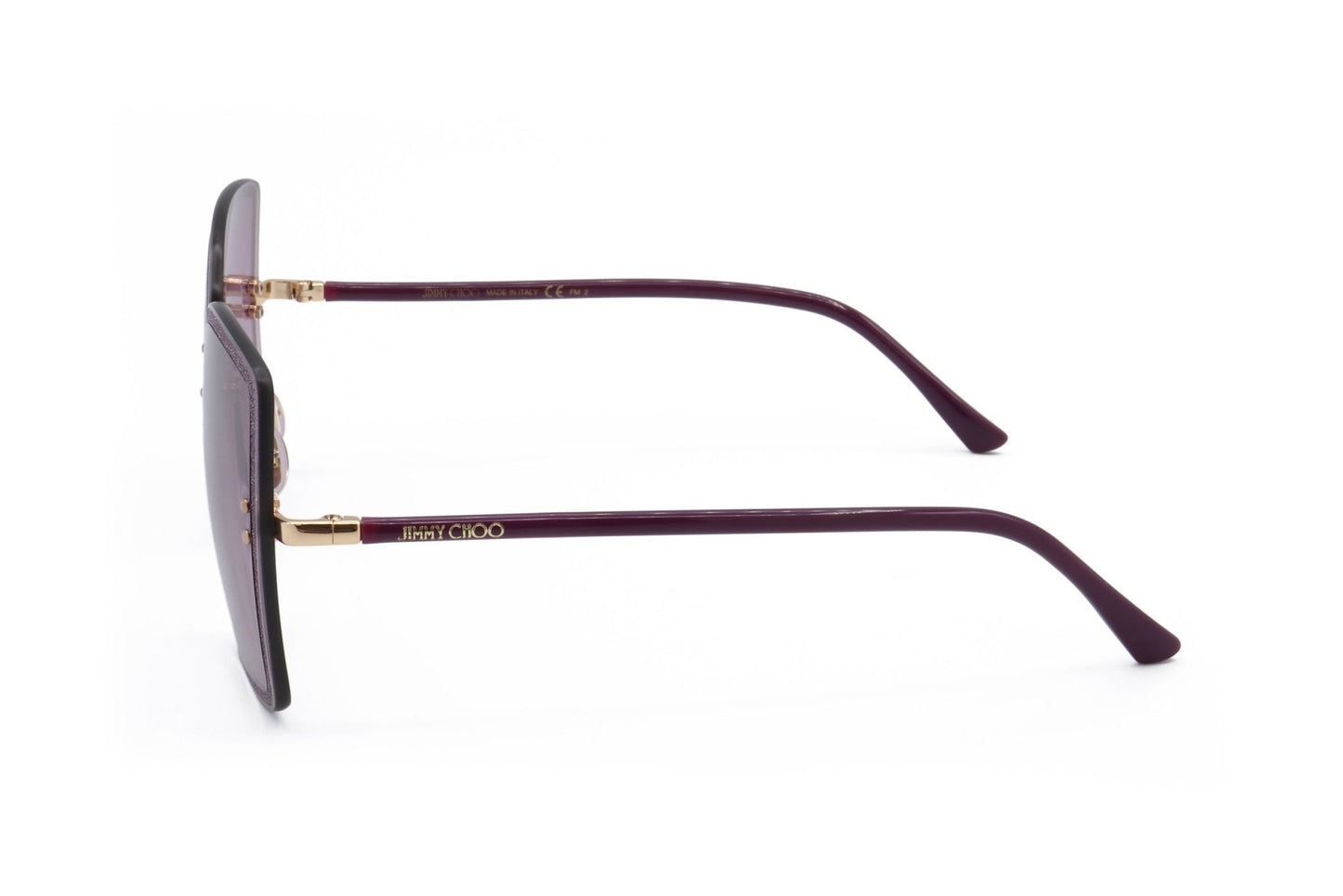 Jimmy Choo LETI/S Gold Plum Designer Sunglasses - Women's Luxury Eyewear - Style Queenz