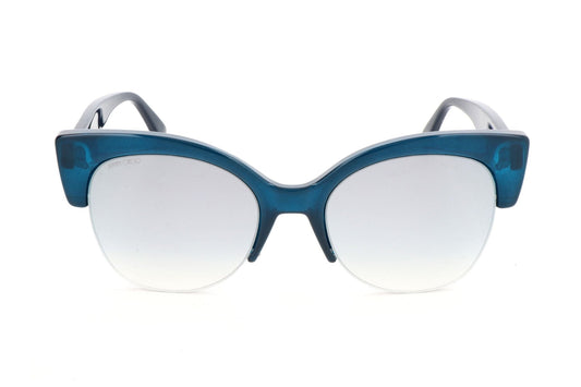 Jimmy Choo PRIYA Blue Glitter Sunglasses - Designer Women's Eyewear - Style Queenz