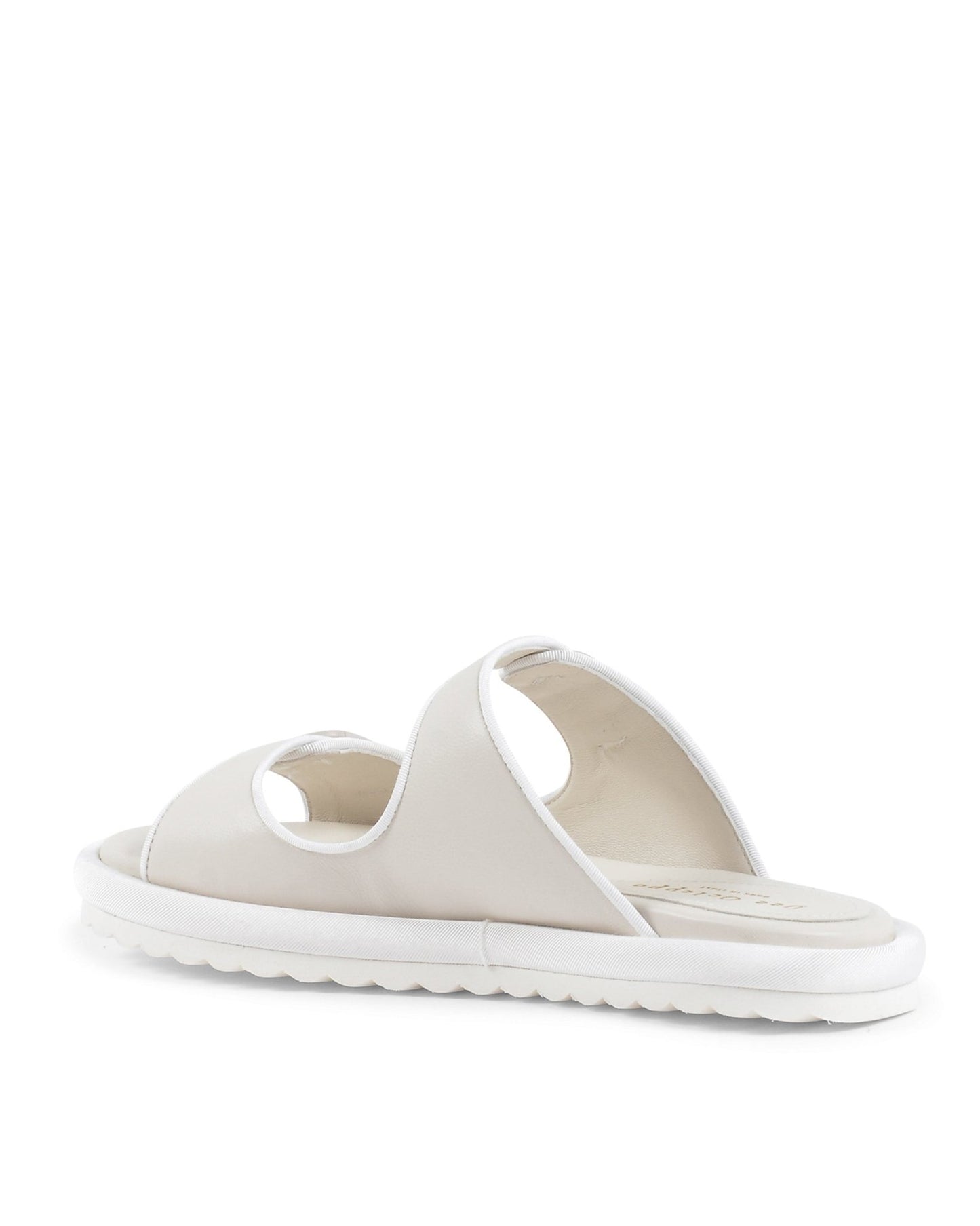 Kandy Flat Sandal Cream - Italian Leather Women's Summer Sandals - Style Queenz