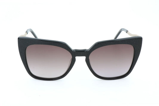 Karl Lagerfeld Black Glitter Sunglasses - Designer Women's Eyewear - Style Queenz