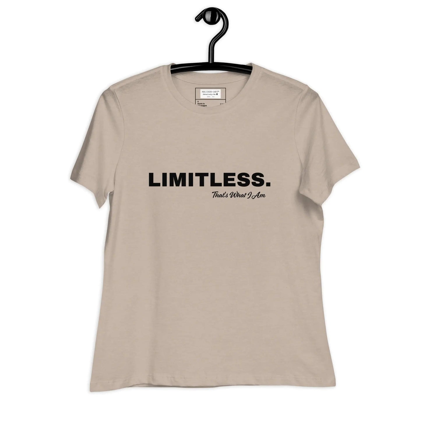 LIMITLESS Women's Relaxed Fit T-Shirt - Comfortable Cotton Tee - Style Queenz