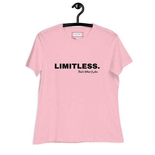 LIMITLESS Women's Relaxed Fit T-Shirt - Comfortable Cotton Tee - Style Queenz