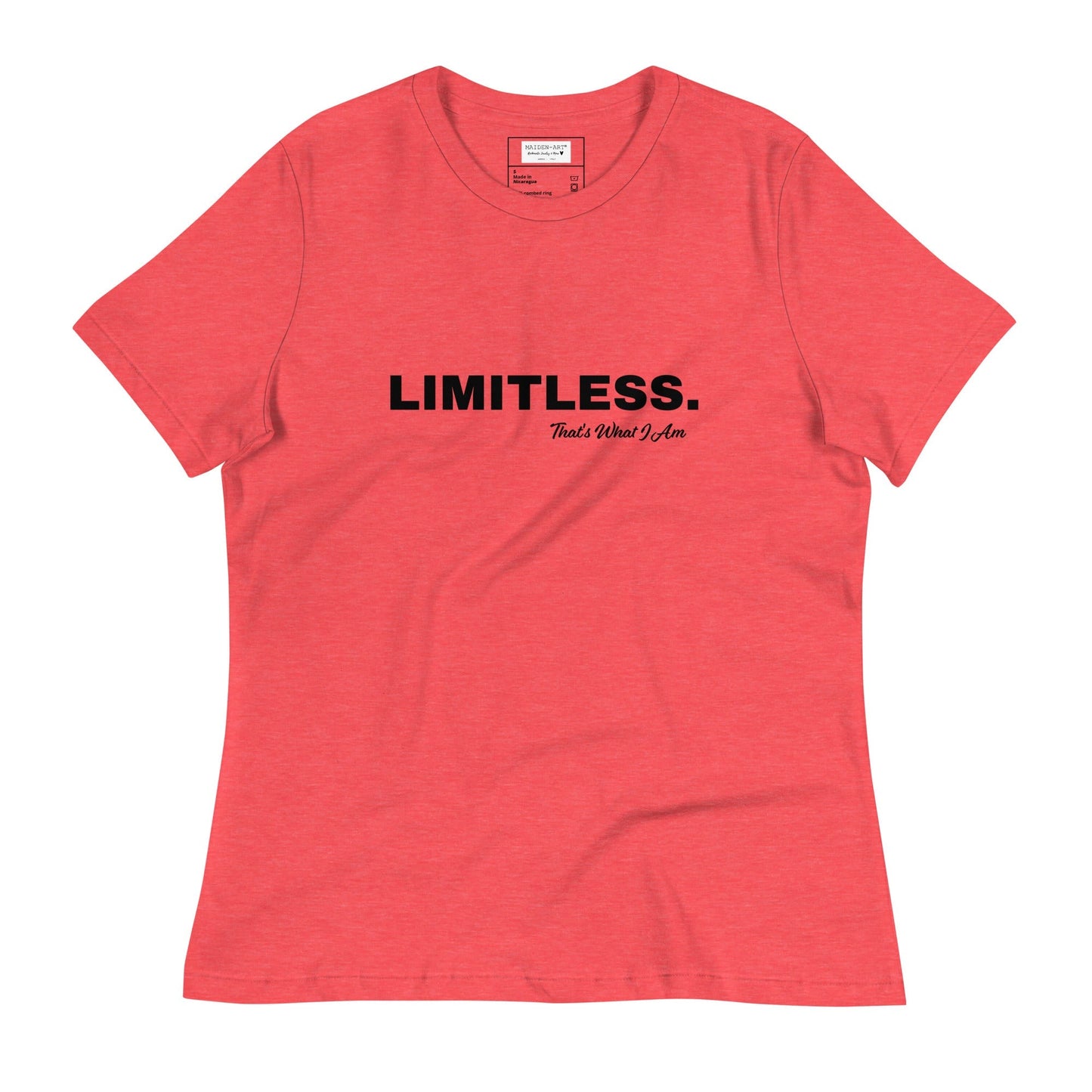 LIMITLESS Women's Relaxed Fit T-Shirt - Comfortable Cotton Tee - Style Queenz
