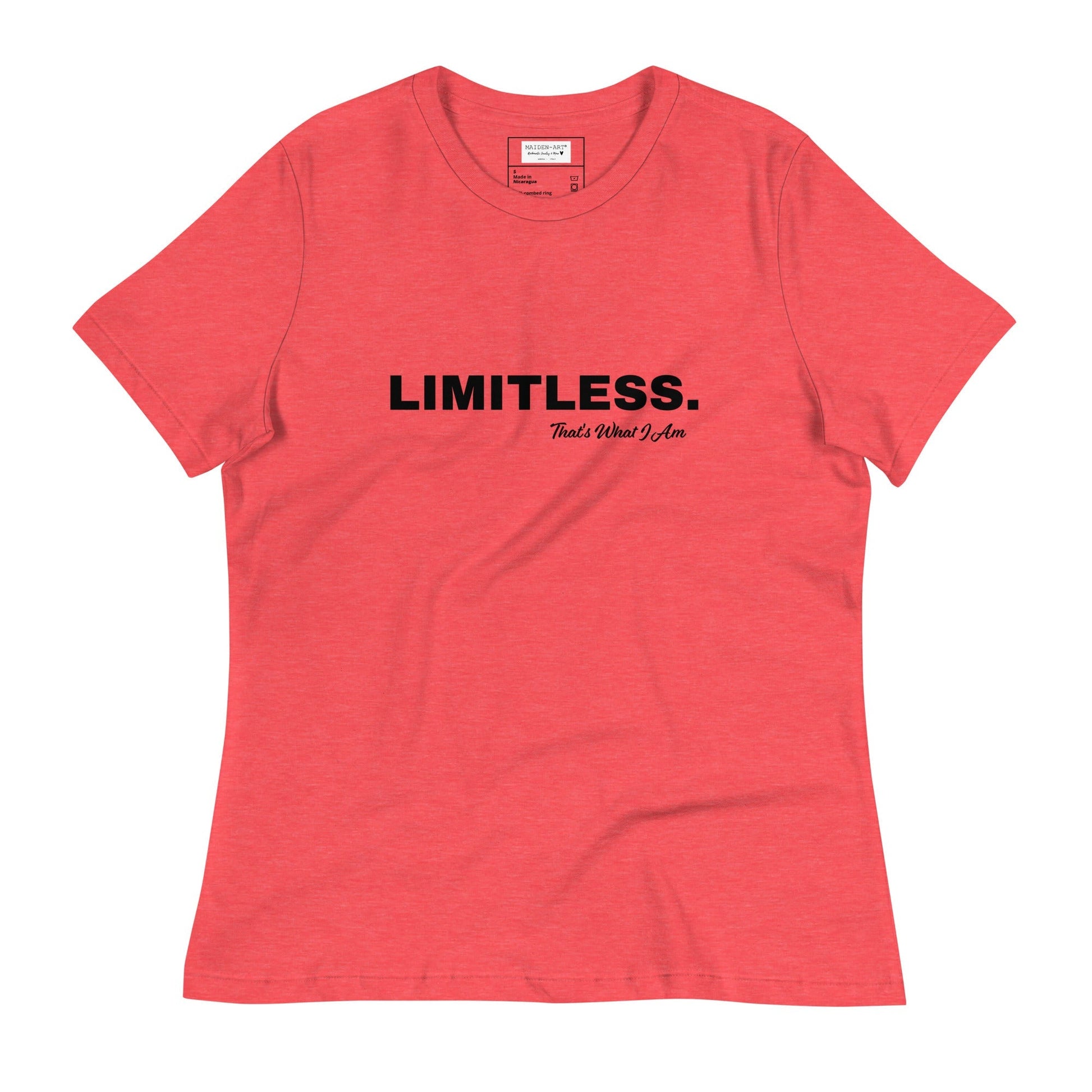 LIMITLESS Women's Relaxed Fit T-Shirt - Comfortable Cotton Tee - Style Queenz