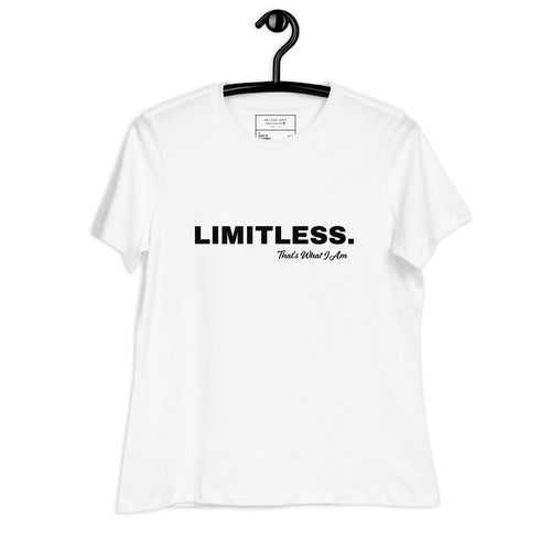 LIMITLESS Women's Relaxed Fit T-Shirt - Comfortable Cotton Tee - Style Queenz