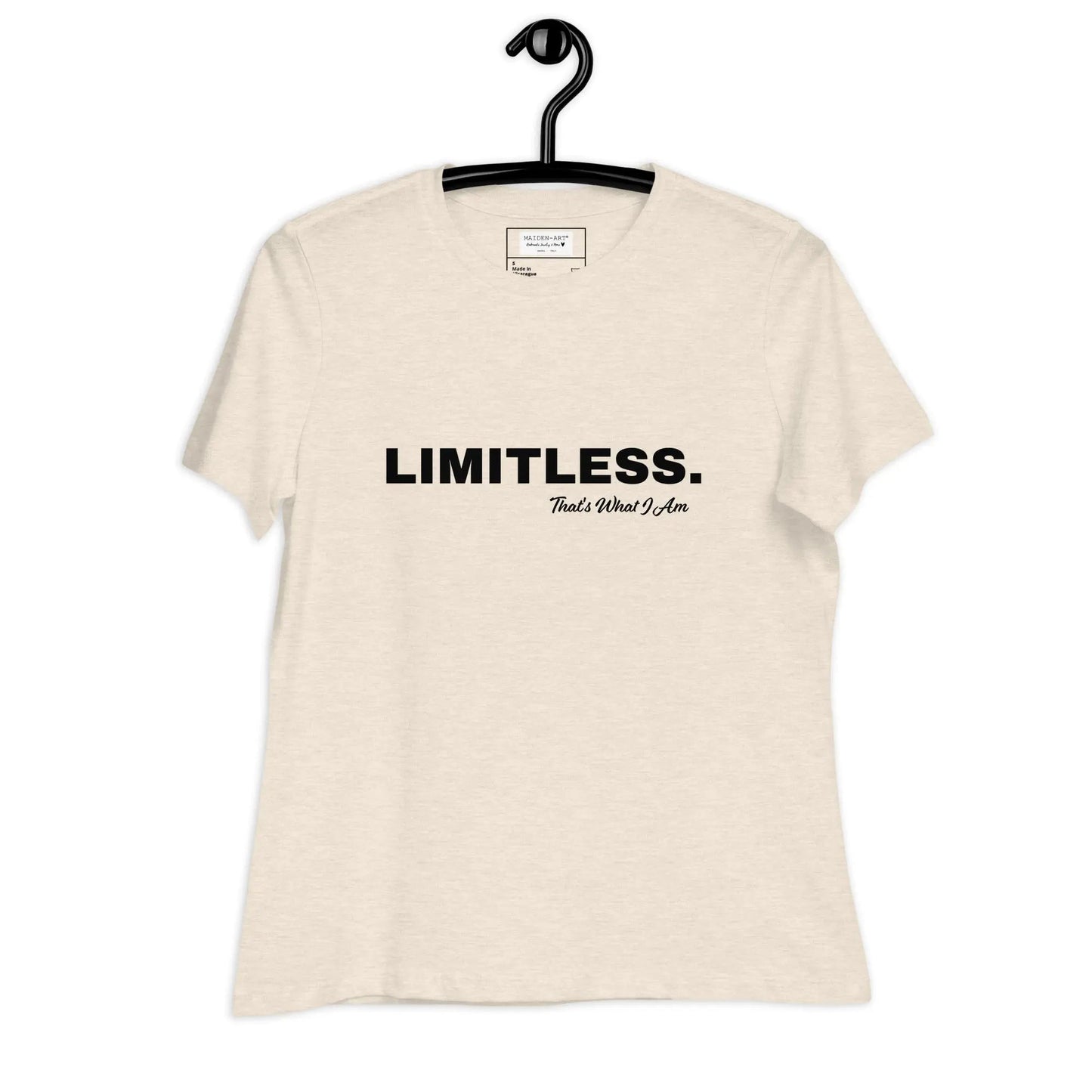 LIMITLESS Women's Relaxed Fit T-Shirt - Comfortable Cotton Tee - Style Queenz
