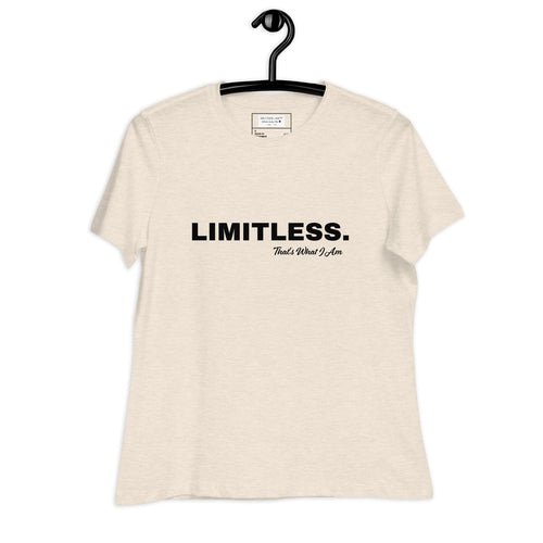LIMITLESS Women's Relaxed Fit T-Shirt - Comfortable Cotton Tee - Style Queenz
