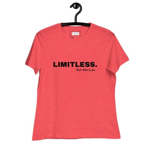 LIMITLESS Women's Relaxed Fit T-Shirt - Comfortable Cotton Tee - Style Queenz