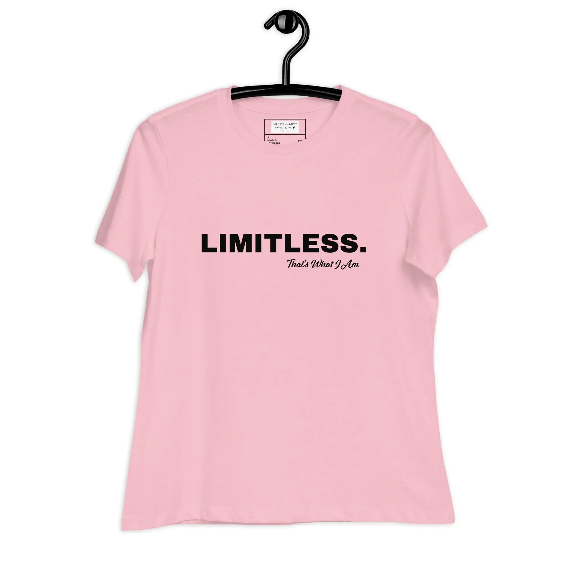 LIMITLESS Women's Relaxed Fit T-Shirt - Comfortable Cotton Tee - Style Queenz