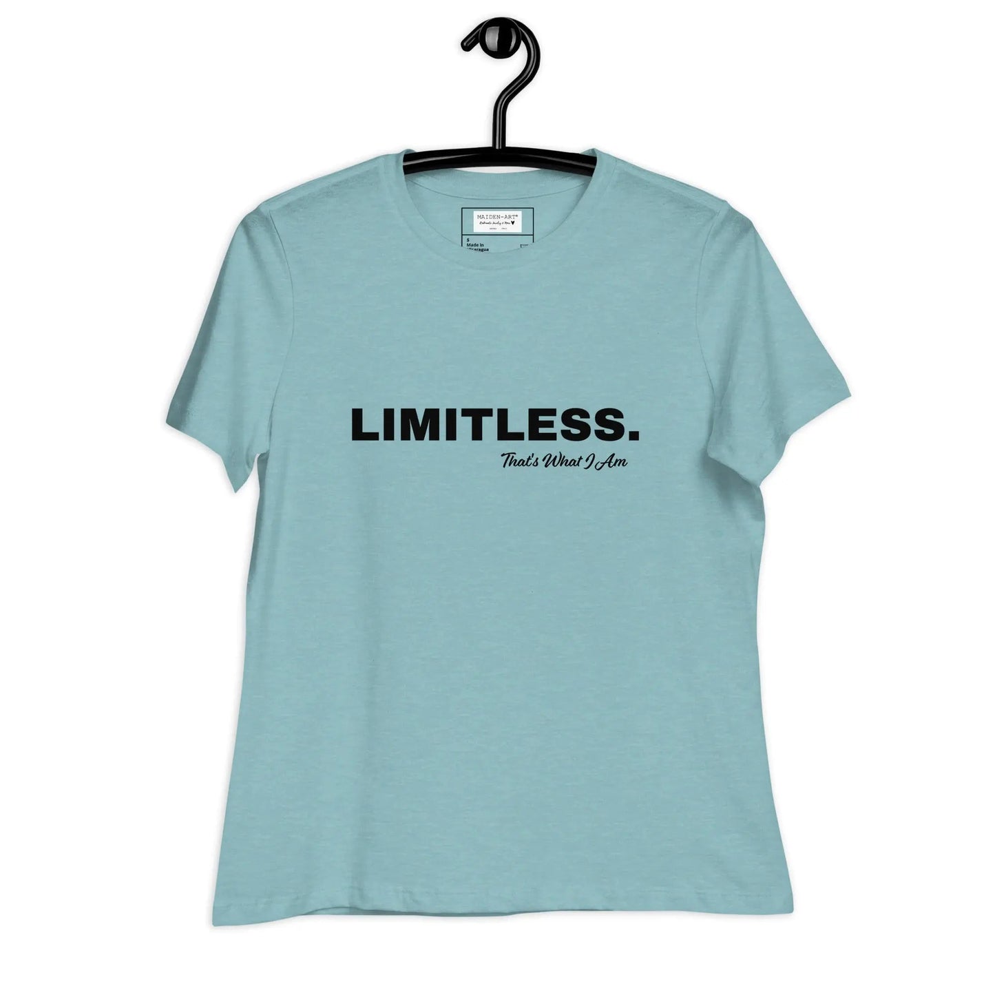 LIMITLESS Women's Relaxed Fit T-Shirt - Comfortable Cotton Tee - Style Queenz