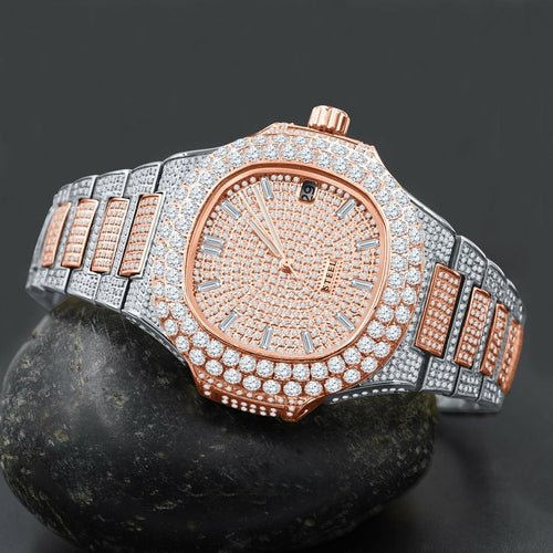 LORD Steel Crystal Watch - Luxury Bling Timepiece with Japan Movement - Style Queenz