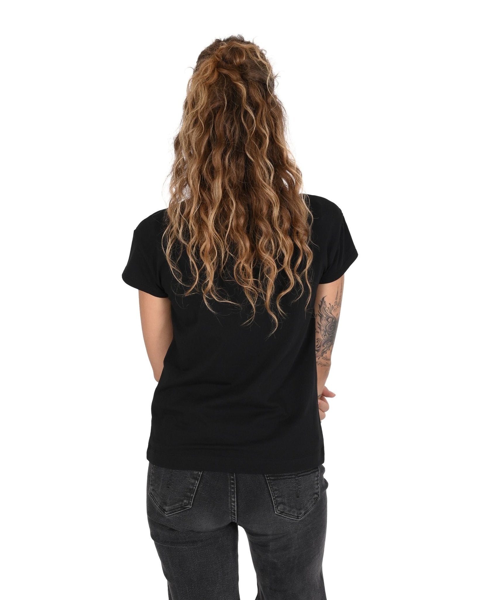 Love Moschino Black Women's T-Shirt - Premium Cotton Blend Designer Tee - Style Queenz