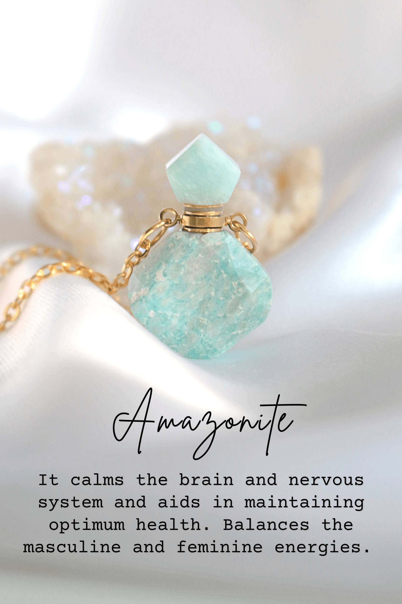 Luxury Mini Crystals Bottles | 24 Karats Natural Crystals Necklaces - Style Queenz