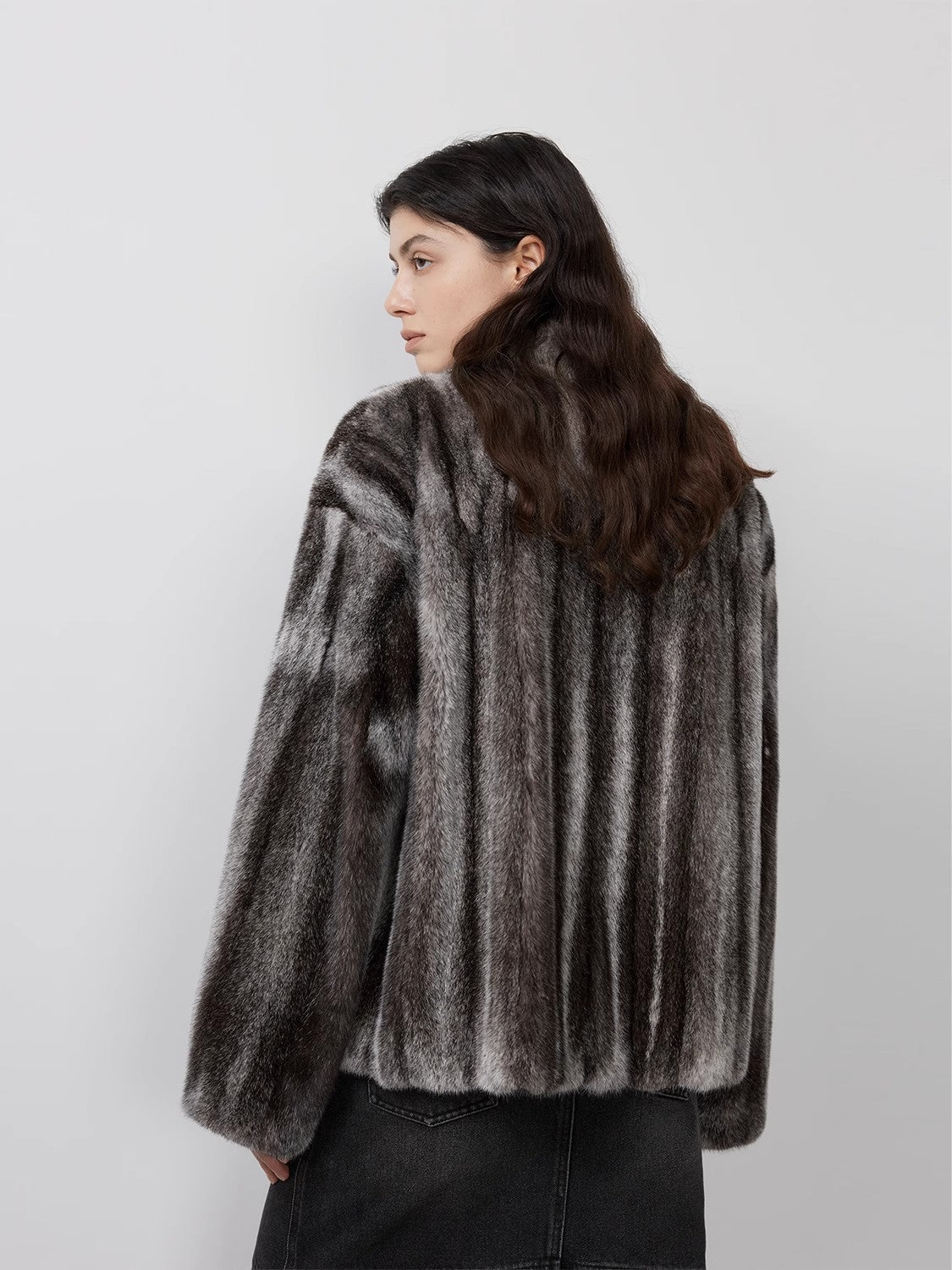 Luxury Star Rain Mink Coat - V - Neck Full Draw Collector's Edition | Premium Velvet Mink - Style Queenz