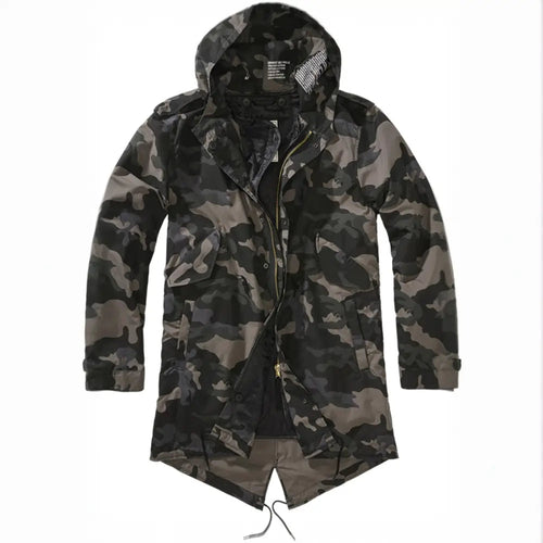 Camo military coat