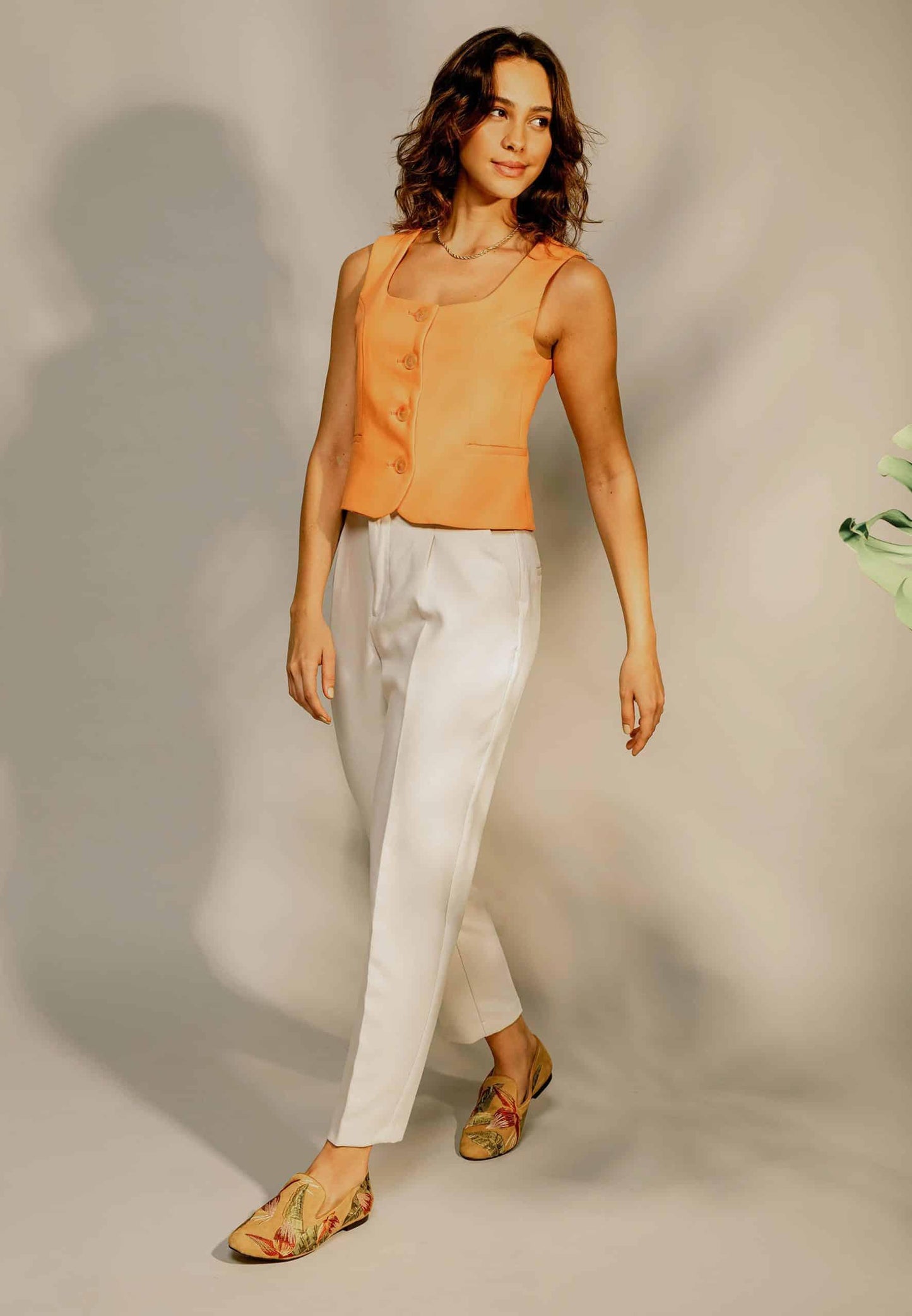 Suede Embroidered Loafers Flat Elegant Design