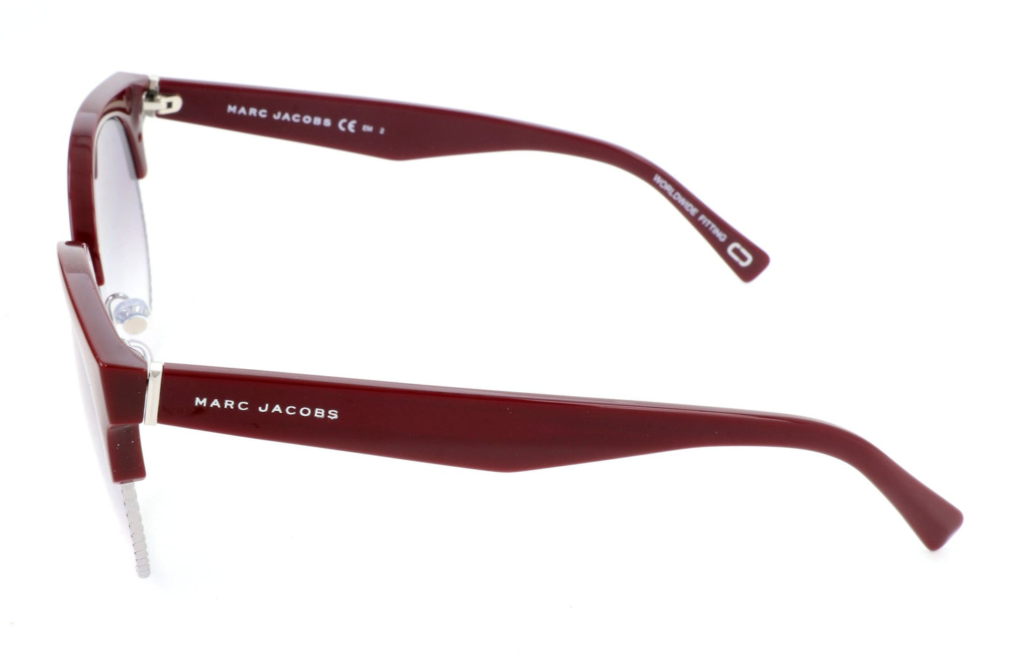 Marc Jacobs Burgundy Sunglasses - Designer Women's Metal Eyewear - Style Queenz