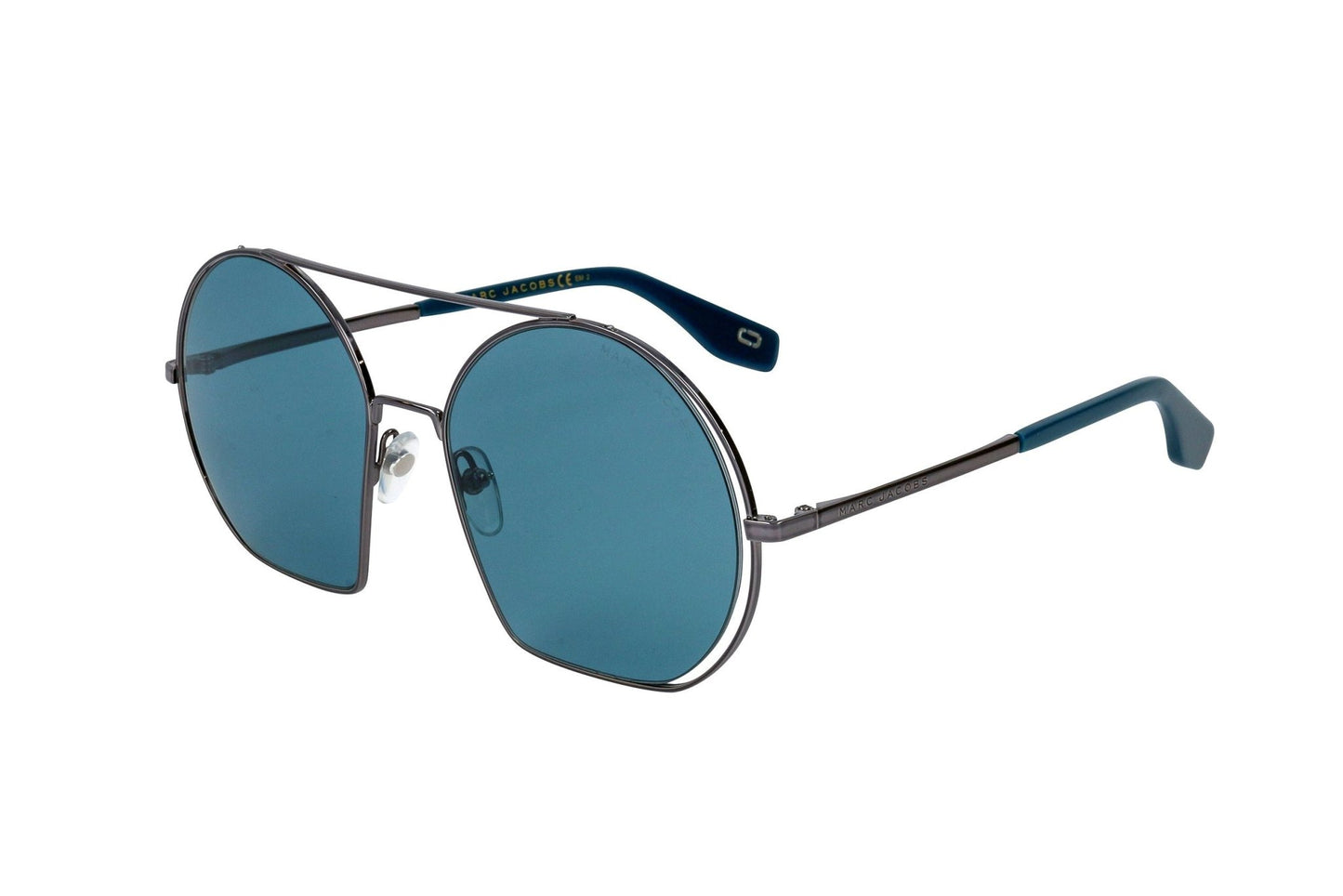 Marc Jacobs Ruthenium Petrol Sunglasses - Designer Women's Eyewear - Style Queenz