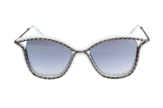 Marc Jacobs White Sunglasses - Designer Women's Italian Metal Eyewear - Style Queenz