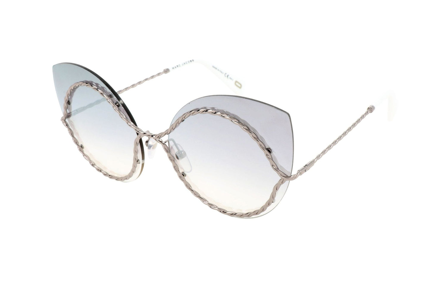 Marc Jacobs Women's Sunglasses MARC 161/S - Designer Ruthenium Frame Eyewear - Style Queenz