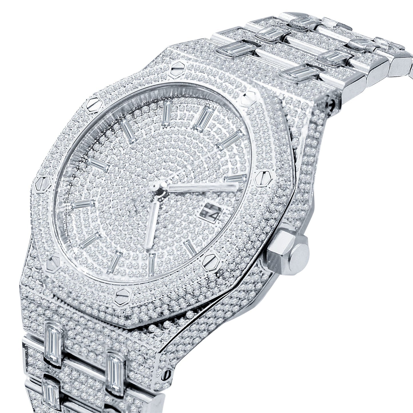 MAVERICK Steel Watch - Premium Bling Luxury Timepiece | 41mm Japanese Movement - Style Queenz