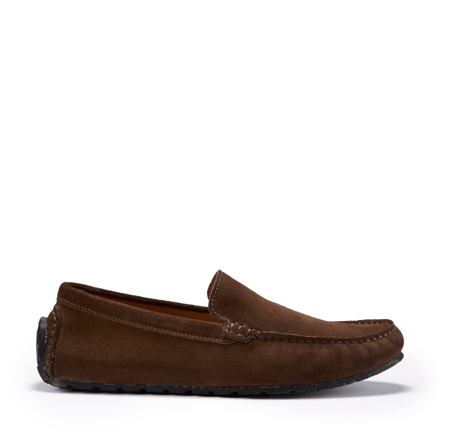 Brown Suede Tyre Sole Driving Loafers - Men's