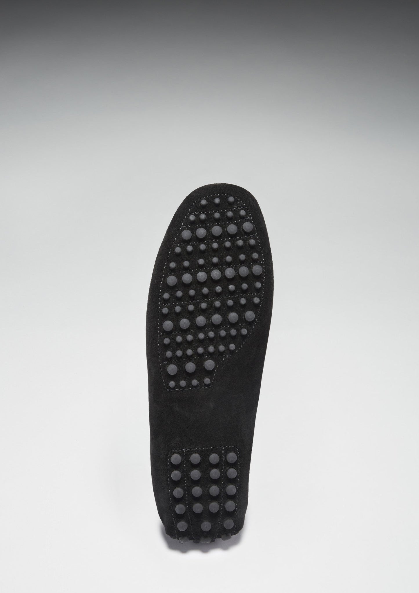 Men's Black Suede Laced Driving Loafers