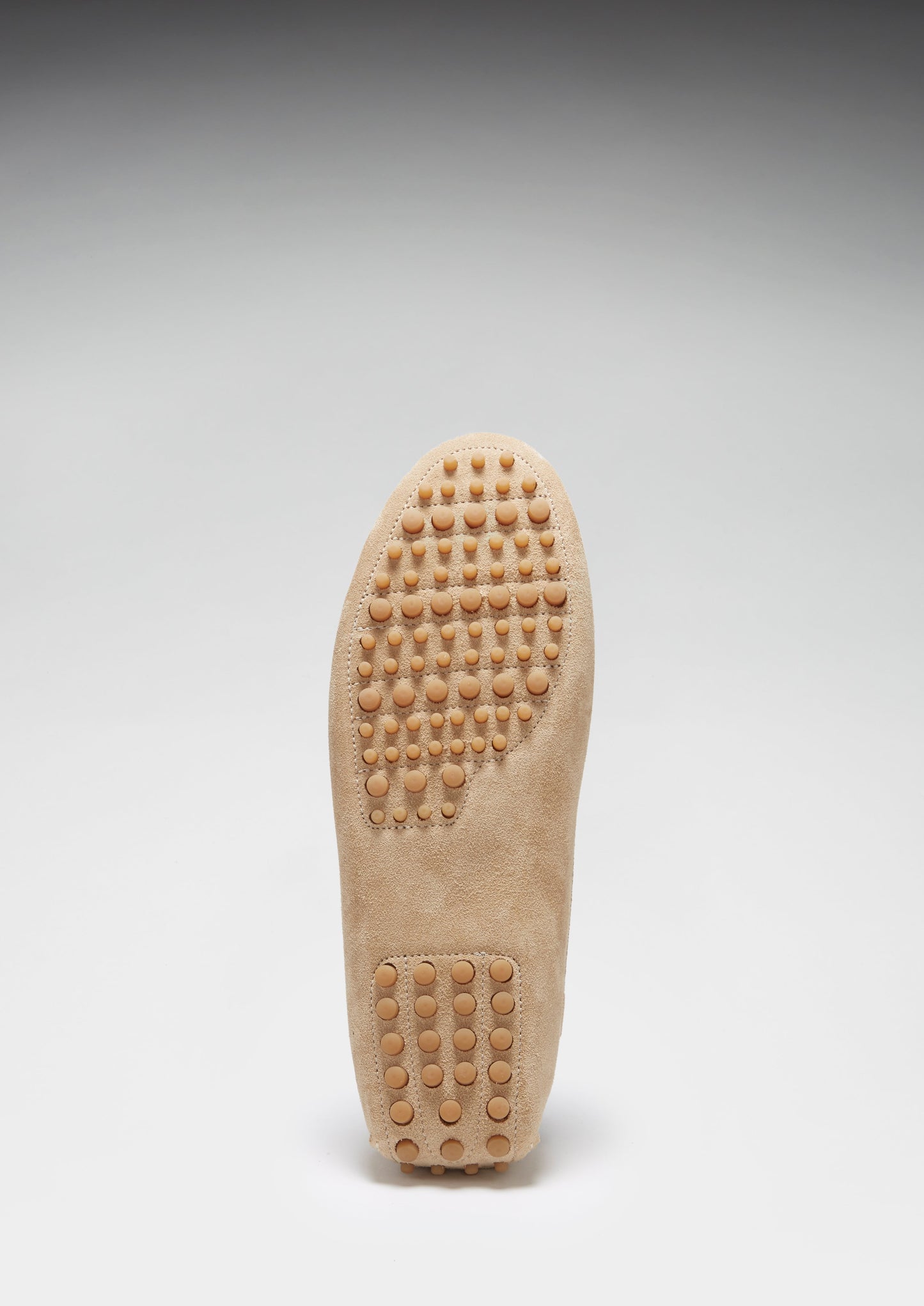 Men's Taupe Suede Laced Driving Loafers