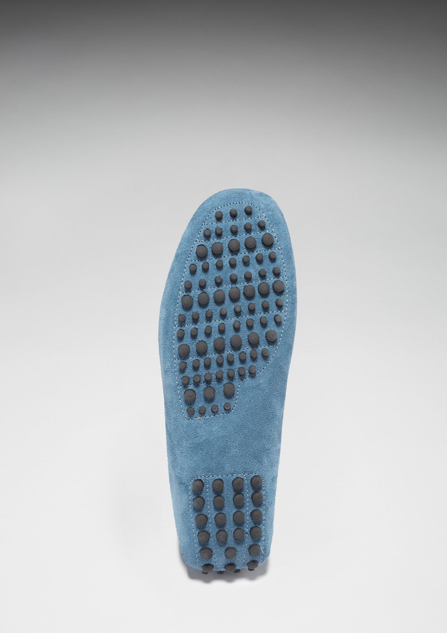 Men's Petrol Blue Suede Penny Driving Loafers