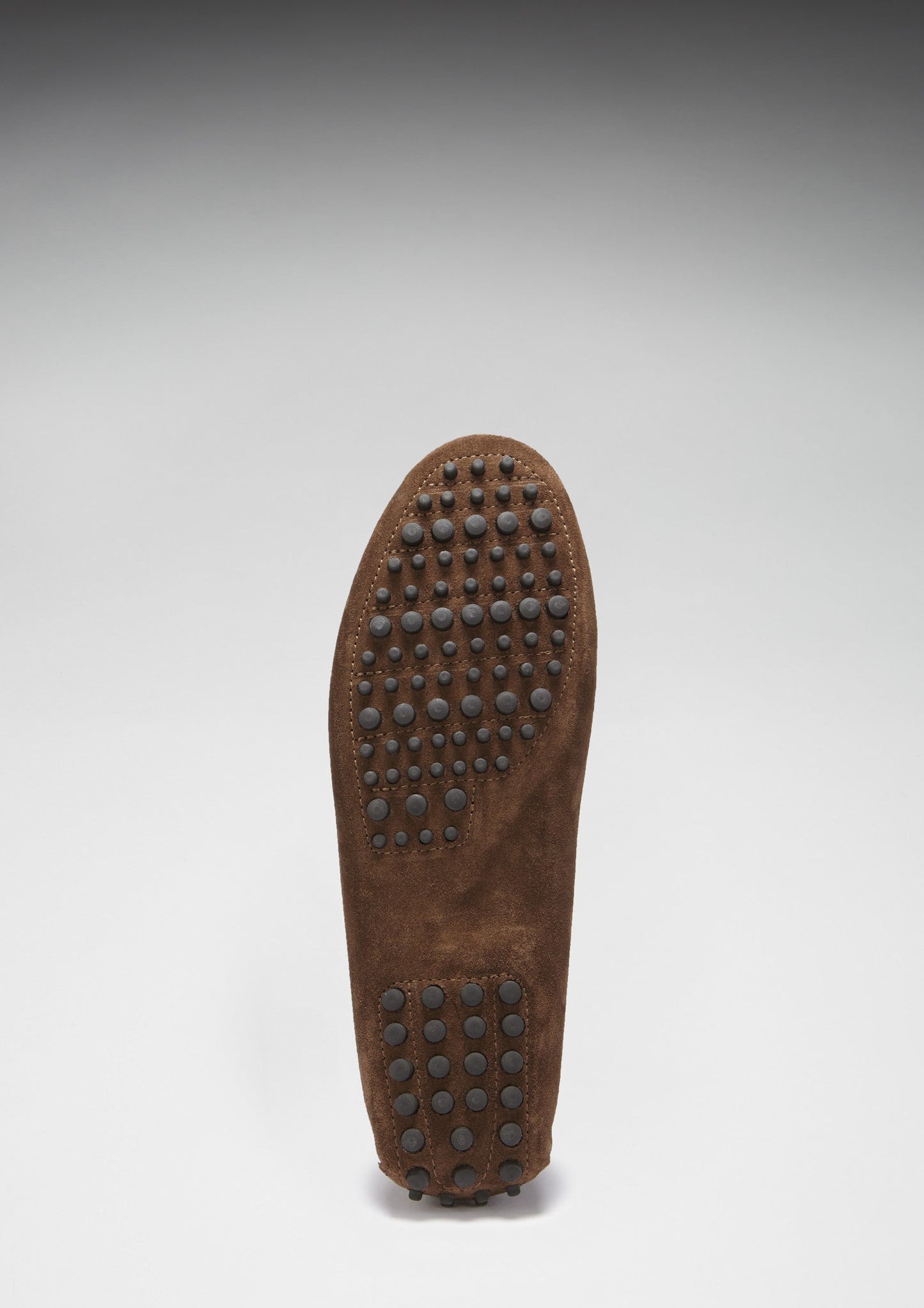 Brown Suede Driving Loafers - Italian Leather