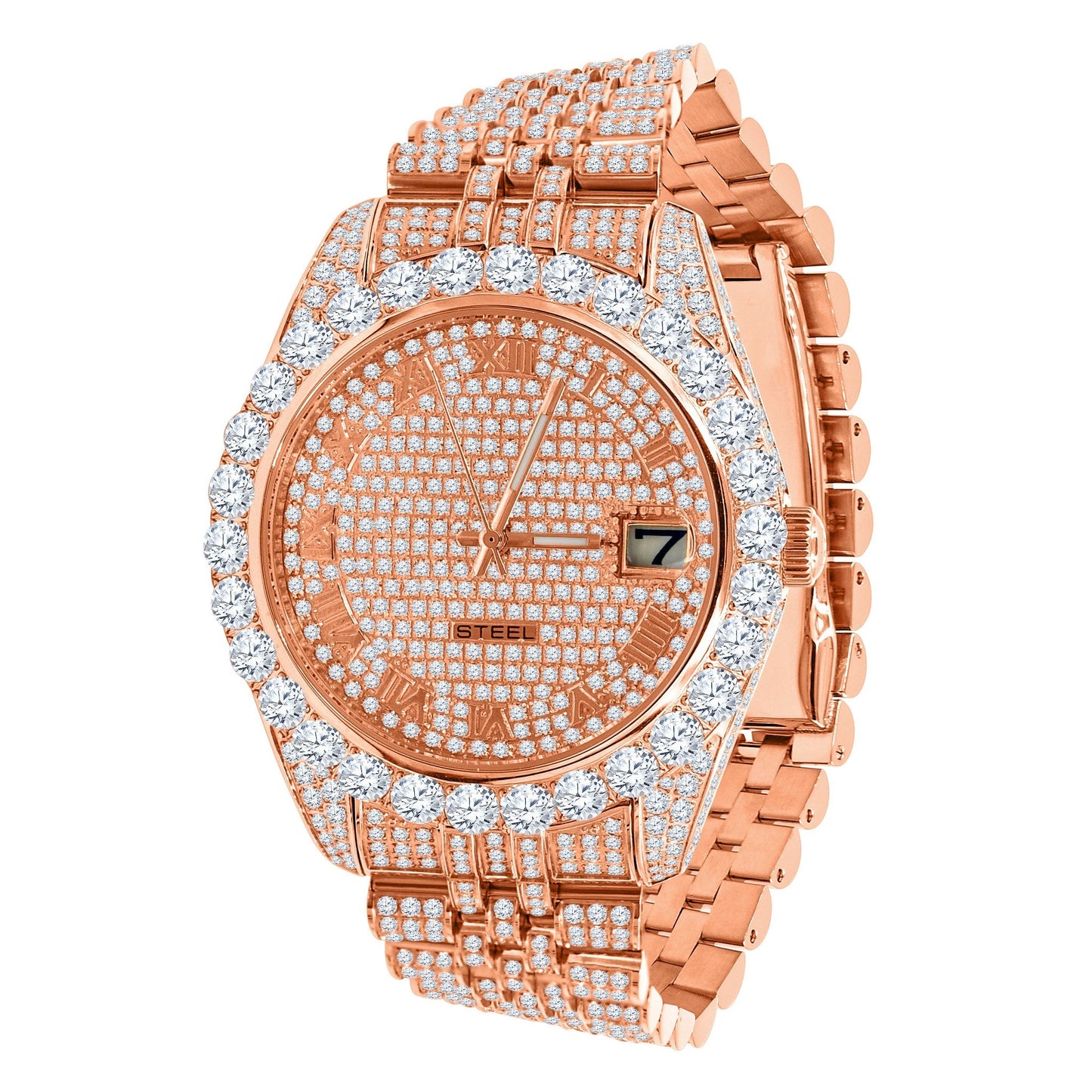 Meteorite Steel Watch - Japanese Quartz Movement | 44mm Luxury Timepiece - Style Queenz