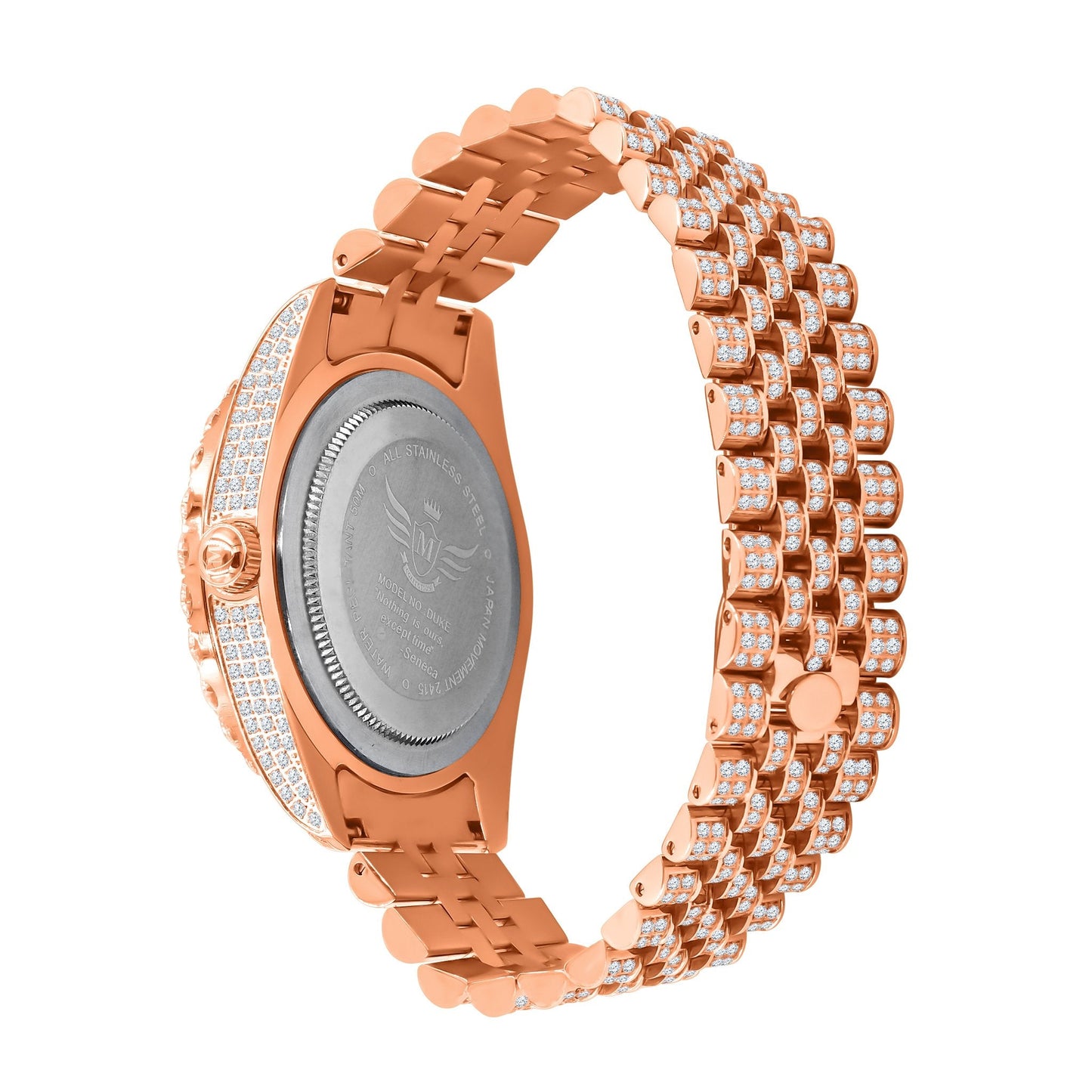 Meteorite Steel Watch - Japanese Quartz Movement | 44mm Luxury Timepiece - Style Queenz