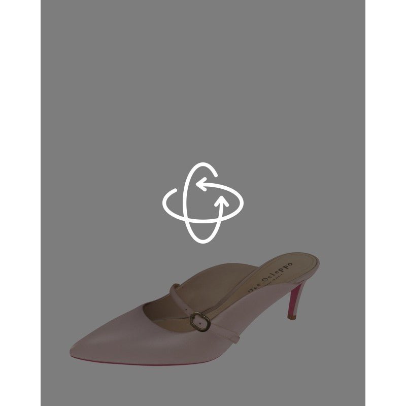 Moscow Mule Nude Leather Heels - Italian Designer Mules | Style Queenz - Style Queenz