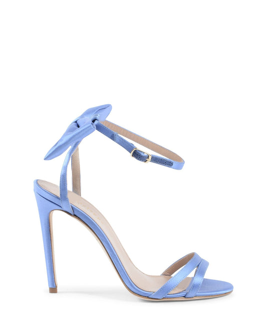 Nadine Bow Sandal - Italian Satin High Heel Sandals - Style Queenz