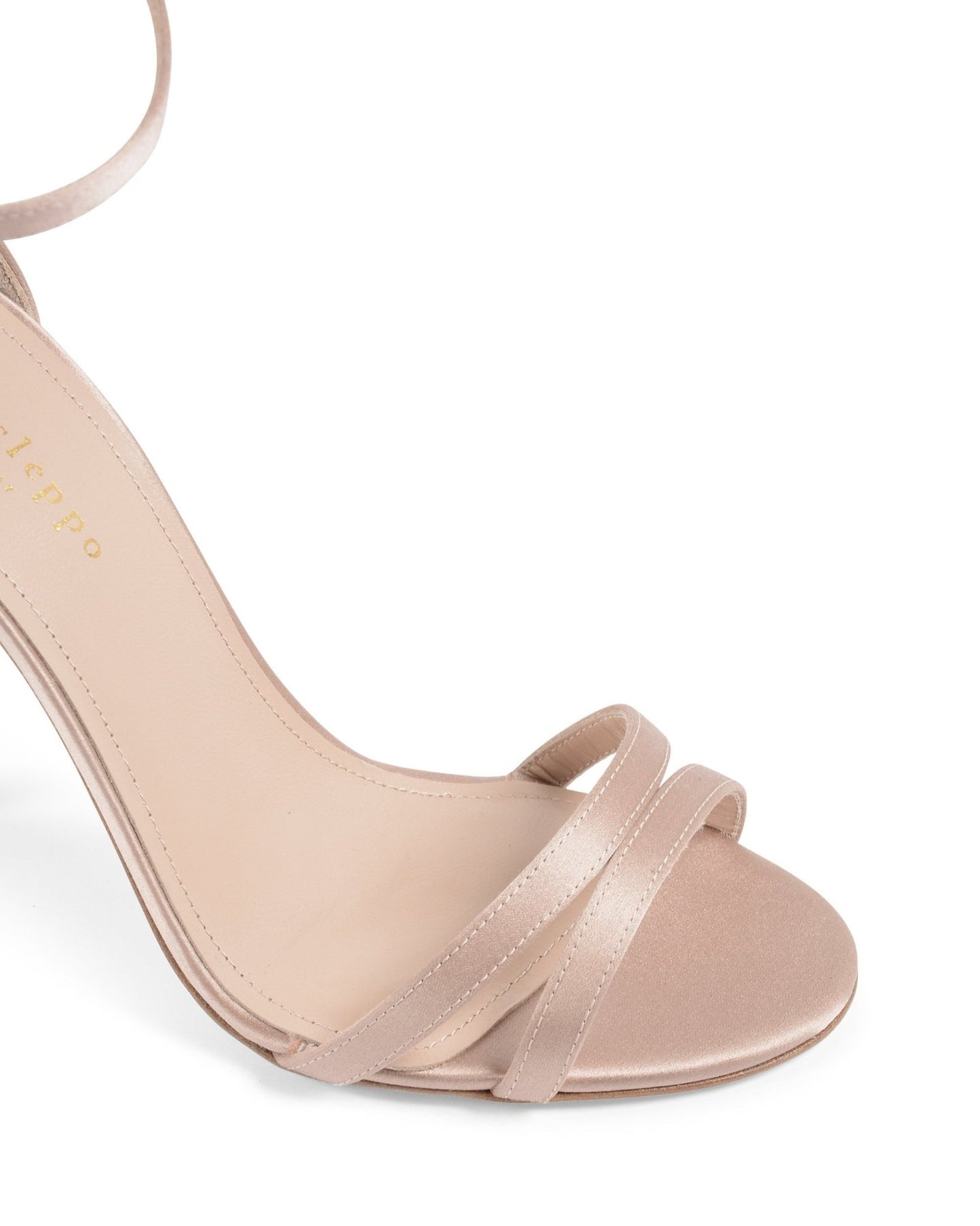 Nadine Bow Sandal - Italian Satin High Heel Sandals with Ankle Lacing - Style Queenz