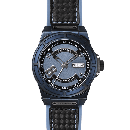 Otto All Blue Watch - Japanese Day - Date Automatic with Blue Ionic Plating - Style Queenz